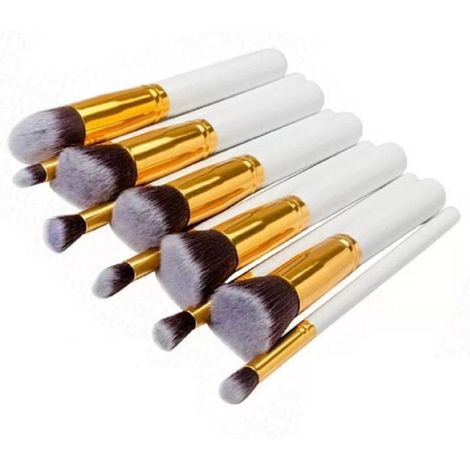 Buy AY Professional Make Up Brush Set - Pack of 10, Color May Vary-Purplle