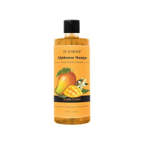 Buy ST. DVENCE Alphonso Mango Body Wash With Vanilla Beans (500 ml)-Purplle