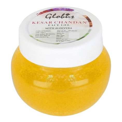 Buy Globus Naturals Kesar Chandan Face Gel With Aloe Vera (100 gm)-Purplle