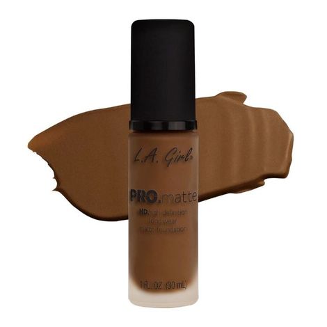 Buy L.A. Girl Hd Pro.Matte Foundation Cappuccino (30 ml)-Purplle