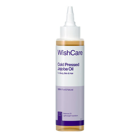 Buy WishCare 100% Pure Cold Pressed Natural Jojoba Oil|Extra Virgin|Mosturizes & Nourishes Skin|Minimizes Dandruff & Itchy Scalp|For Men & Women|100 ml-Purplle