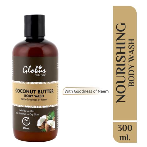 Buy Globus Naturals Nourishing Coconut Butter Body wash (300 ml)-Purplle