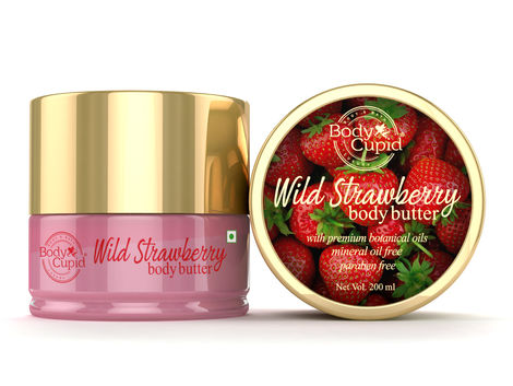 Buy Body Cupid Wild Strawberry Body Butter (200 ml)-Purplle