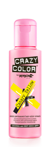 Buy CRAZY COLOR CANARY YELLOW-49 - 100 ML Bottle-Purplle