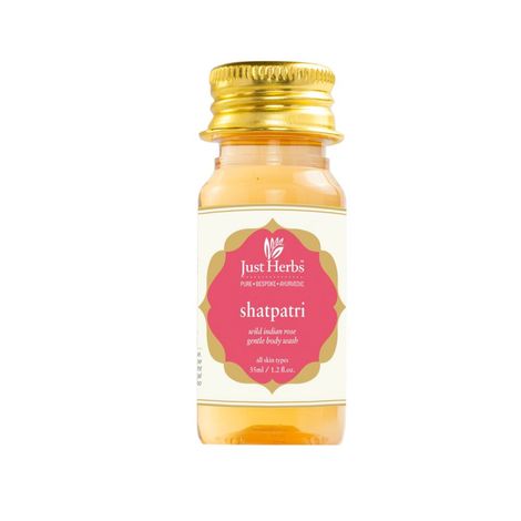 Buy Just Herbs Shatpatri-Wild Indian rose refreshing body wash (35 ml)-Purplle