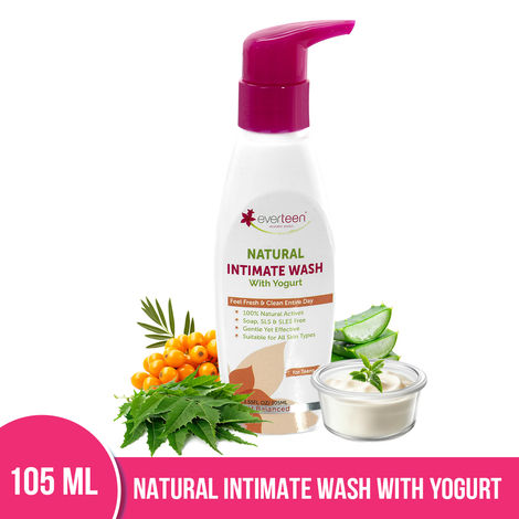 Buy everteen Yogurt Natural Intimate Wash for Feminine Intimate Hygiene in Teens - 1 Pack (105 ml)-Purplle