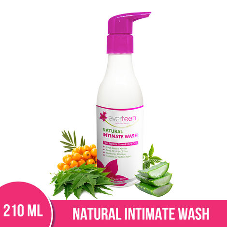 Buy everteen Natural Intimate Wash for Feminine Hygiene in Women - 1 Pack (210 ml)-Purplle
