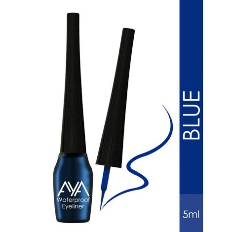 Buy AYA Waterproof Eyeliner, Blue (5 ml)-Purplle