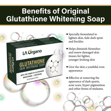 original glutathione whitening soap 120g Buy LA Organo Skin (Pack of 2 X 75 g) & Aloe Vera Multipurpose Beauty Gel (120 g) Perfect Skin Combo Online تفاوت قرص پیگمنتا و Nouveauté Size:60 Softgels