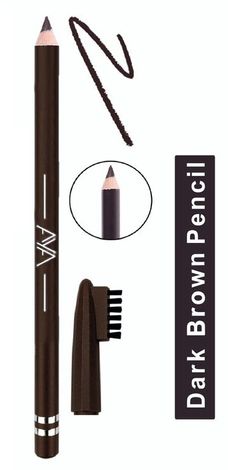 Buy AYA Waterproof Eyebrow Pencil With Brush (Dark Brown)-Purplle