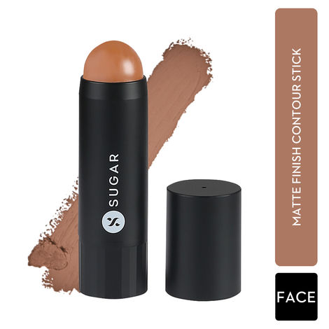 Buy SUGAR Cosmetics Face Fwd >> Contour Stick | Matte Finish & Longlasting Formula | Creamy & Blendable | 9gm - 01 Fawn First (Milk Chocolate Brown Contour)-Purplle