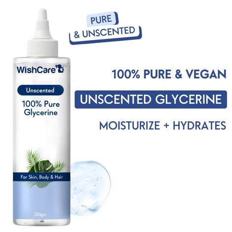 Buy WishCare Pure & Unscented Glycerine - Beauty & SkinCare (250 gm)-Purplle