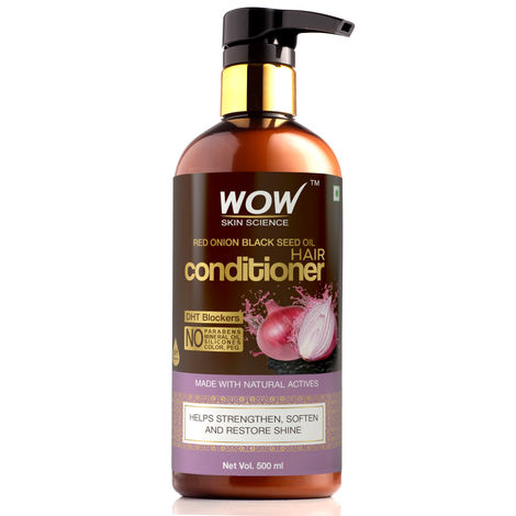 Buy WOW Skin Science Red Onion Black Seed Oil Hair Conditioner (500 ml)-Purplle