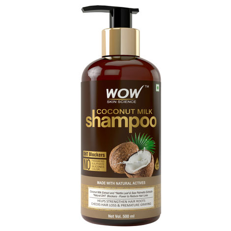 Buy WOW Skin Science Coconut Milk Shampoo (500 ml)-Purplle