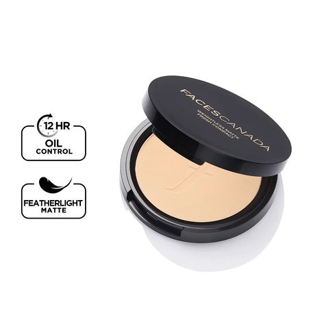 Buy FACES CANADA Weightless Matte Finish Compact Powder - Natural, 9 gm-Purplle