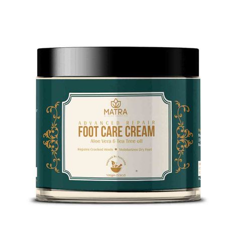 Buy Matra Foot Cream for Cracked Heels and Dry Feet with Aloe Vera & Tea Tree Oil-Purplle