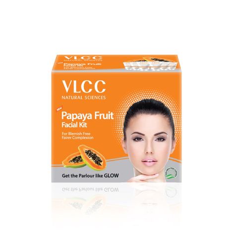 Buy VLCC Papaya Fruit Facial Kit (60 gm)-Purplle