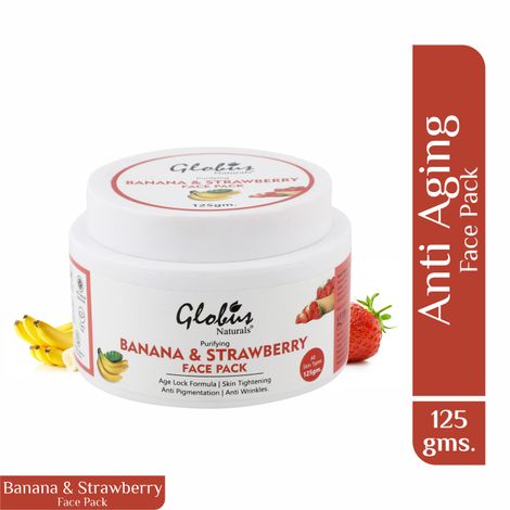 Buy Globus Naturals Purifying Banana & Strawberry Anti Aging Face Pack (125 gm)-Purplle