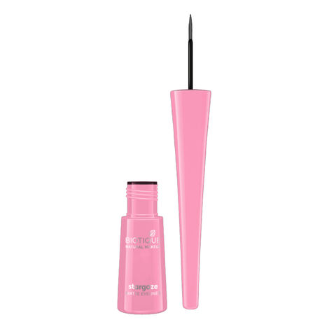 Buy Biotique Natural Makeup Stargaze Matte Eye Liner (Charcoal Black)(3.5 ml)-Purplle