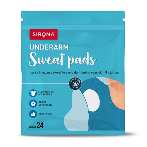 Buy Sirona Under Arm Sweat Pads for Men and Women - 24 Pads-Purplle