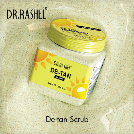 Buy Dr.Rashel Anti-Tanning De-Tan Face and Body Scrub For All Skin Types (380 ml)-Purplle