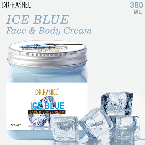 Buy Dr.Rashel Non-Drying Ice Blue Face and Body Cream For All Skin Types (380 ml)-Purplle