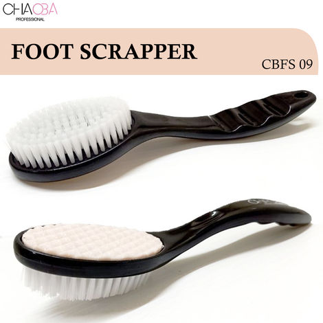 Buy Chaoba 2 in 1 paddle brush with foot scrubber (CBFS-09)-Purplle