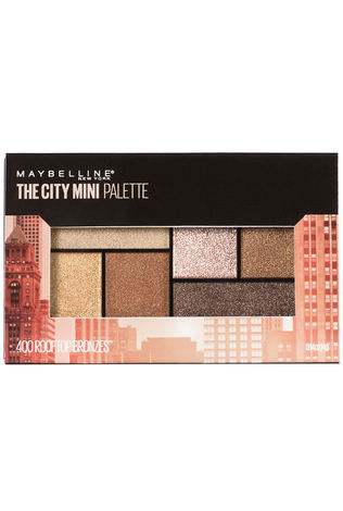 Buy Maybelline New York Eyeshadow Palette, 6 Highly Blendable Shades, Sheer Finish, City Mini Palette, Rooftop Bronze, 6.4 gm-Purplle