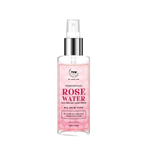 Buy TNW - The Natural Wash Steam Distilled Rose Water- 100% Natural Toner and Makeup Remover (200 ml)-Purplle