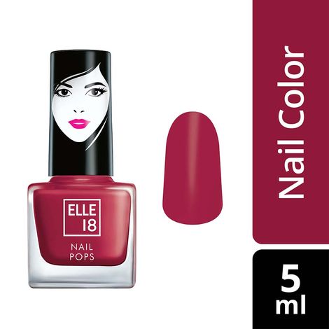 Buy Elle 18 Nail Pops Nail Polish Shade (119) 5 ml Online | Flipkart Health+