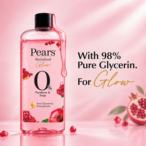 Buy Pears Revitalized glow parabens & Soap pure Glycerin & Pomegranate (250 ml)-Purplle