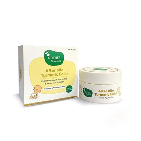 Buy Mother Sparsh After Bite Turmeric Balm for Rashes and Mosquito Bites, 100% Ayurvedic, Gentle Skin Roll-on Formula, 25gm-Purplle