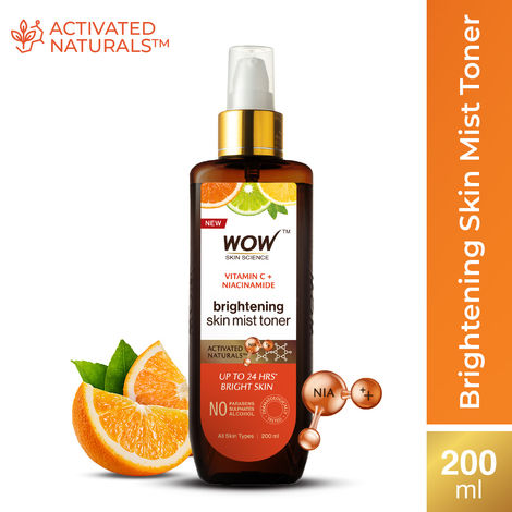 Buy WOW Skin Science Vitamin C Toner - All skin type - No Parabens, Silicones, Mineral Oil & Sulphates, 200 ml-Purplle