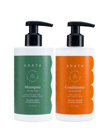 Buy Arata Natural Damage Repair duo for Men & Women with Hydrating Shampoo & Conditioner || All Natural,Vegan & Cruelty Free || Non Toxic Plant based Daily Damage Repair-Purplle