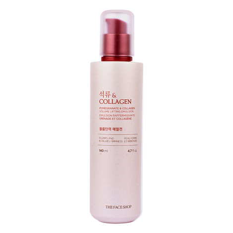 Buy The Face Shop Pomegranate & Collagen Volume Lifting Emulsion, 140 Ml-Purplle