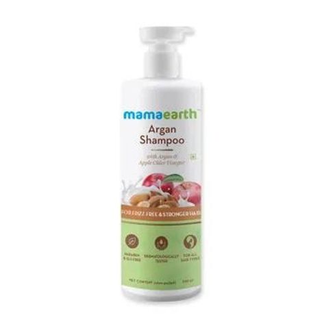 Buy Mamaearth Argan & Apple Cider Vinegar Shampoo For Dry & Frizzy Hair, with Argan & Apple Cider Vinegarfor Frizz-Free & Stronger Hair (250 ml)-Purplle