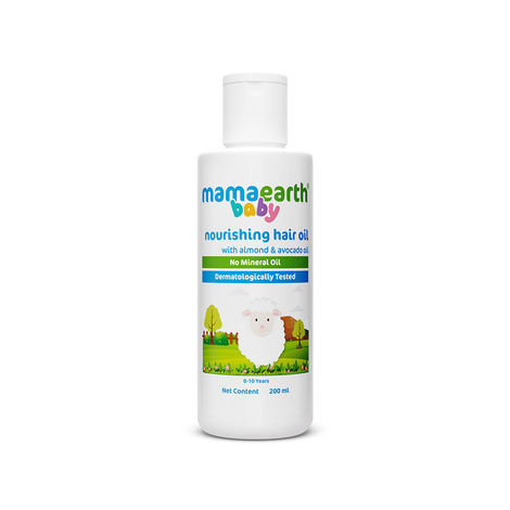 Buy Mamaearth Nourishing Baby Hair Oil, with Almond & Avocado Oil (200 ml)-Purplle