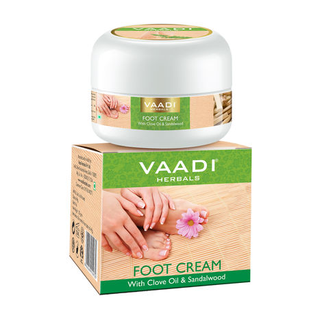 Buy Vaadi Herbals Foot Cream With Clove & Sandalwood Oil (30 ml)-Purplle