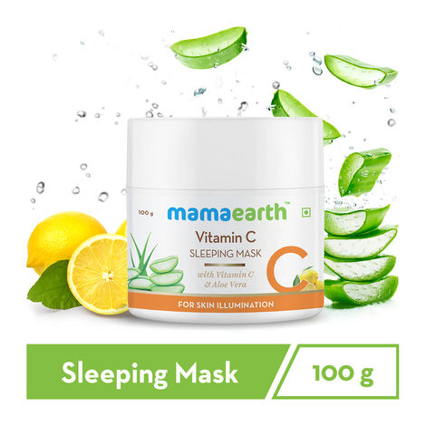 Buy Mamaearth Vitamin C Sleeping Mask, Night Cream For Women, for Skin Illumination - (100 g)-Purplle