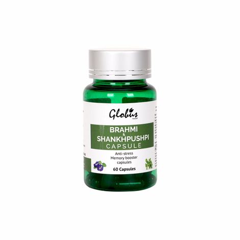 Buy Globus Naturals Brahmi & Shankhpushpi Memory Booster Capsules (60 Cap)-Purplle
