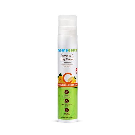 Buy Mamaearth Vitamin C Day Cream For Face, With Vitamin C & Spf 20, For Skin Illumination (50 g)-Purplle
