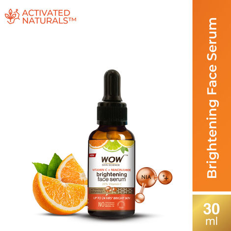 Buy WOW Skin Science Vitamin C+ Face Serum - Brightening, Anti-Aging Skin Repair, Decrease formation of Fine Lines, Wrinkles & Brown Spots - Glass Bottle (30 ml)-Purplle