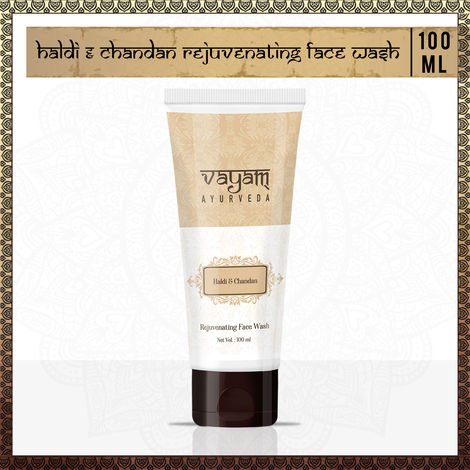 Buy Vayam Ayurveda Haldi Chandan Rejuvenating Face Wash (100 ml)-Purplle