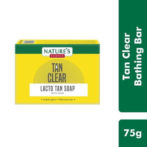 Buy Nature's Essence Tan Clear lacto tan soap | Get tan-free skin with an instant glow | 75 gm-Purplle