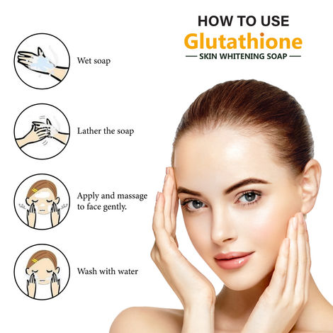 original glutathione skin whitening soap Buy LA Organo Glutathione Soap for Skin WhiteningGlutathione Papaya Soap +  Glutathione Kumkumadi Face Whitening Soap + Glutathione Tulsi Soap for Skin  Lightening, Brightening,100g each (Pack of 3) Online