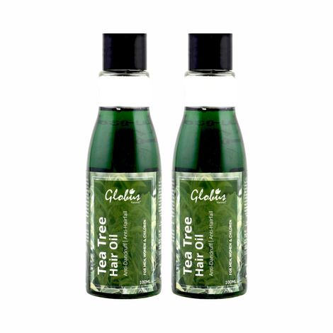 Buy Globus Naturals Tea tree Hair Oil (100 ml) Pack Of 2-Purplle
