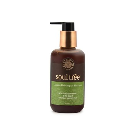 Buy SoulTree Licorice Hair Repair Shampoo with Strenghtening Bhringraj- For Dull & Damaged Hair(250 ml)-Purplle