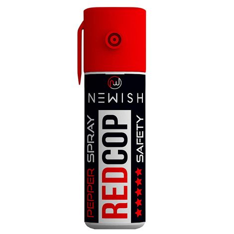 Buy Newish Metal Powerful Pepper Spray Self Defence for Women Shots 50 (35 gm / 55 ml) (Red)-Purplle