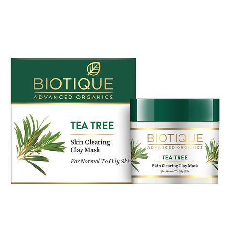 Buy Biotique Advanced Organics Tea Tree Skin Clearing Clay Mask (70 g)-Purplle