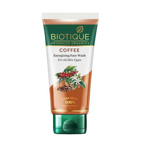 Buy Biotique Advanced Organics Coffee Energizing Face Wash (150 ml)-Purplle